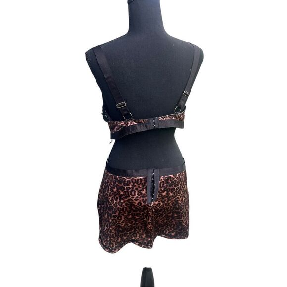 FREDRICKS Hollywood satin teddy nighty bodysuit cut out lingerie second skin XL - Picture 5 of 6